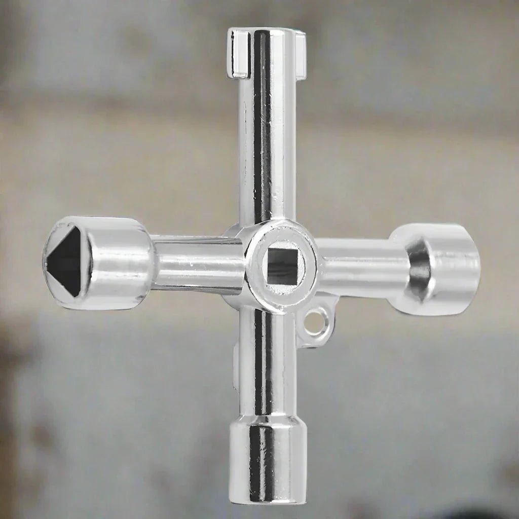 Clé Douille - KeyWrenchCross™ - Carré d'argent - Fourniture Auto