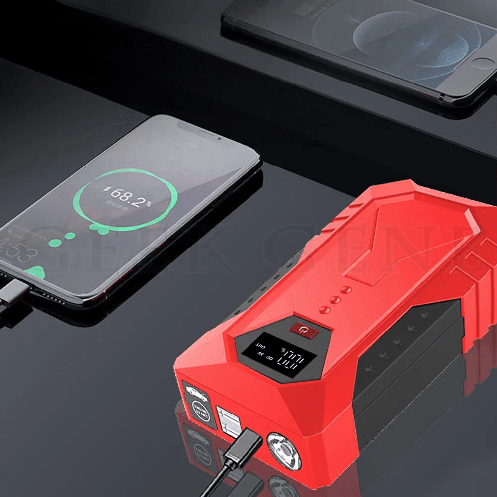 Démarreur Voiture - CarJumpStarter™ - Rouge - Fourniture Auto